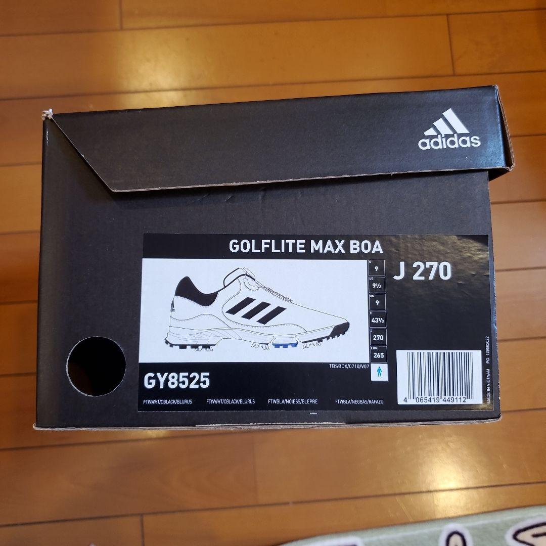 adidas ゴルフシューズ ホワイト/ブラック