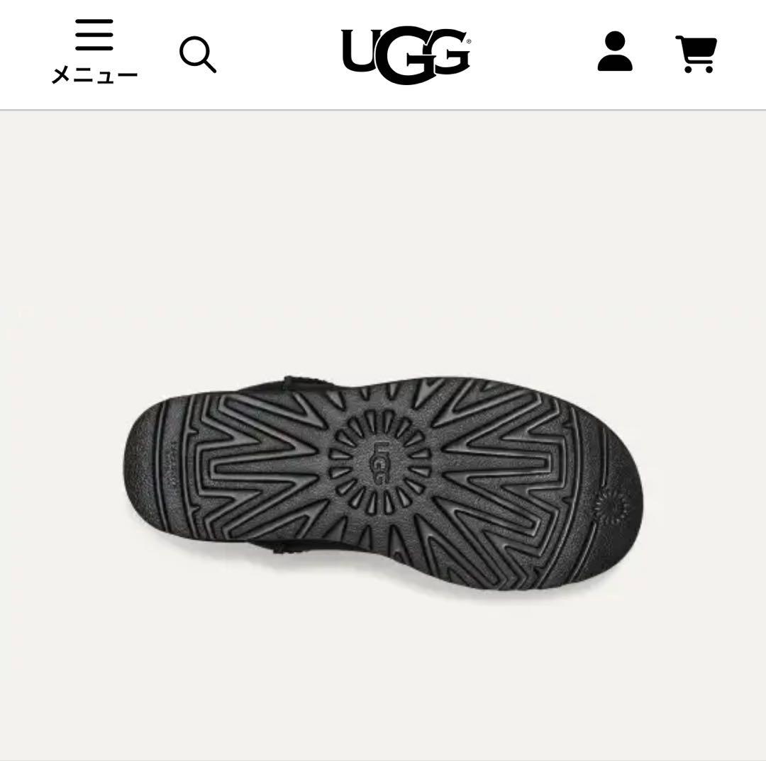 岡さん　UGG アグ　ブラック　黒 ブーツクラシック ウルトラ ミニ