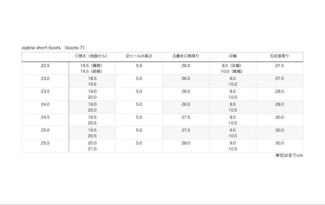 【箱付き】HIAND ジップライン ショートブーツ 黒23cm 5cmヒール