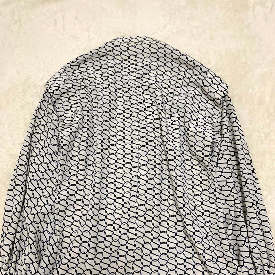 2023 Spick&Span モノグラムプリントレイヤースリーブブラウス 総柄