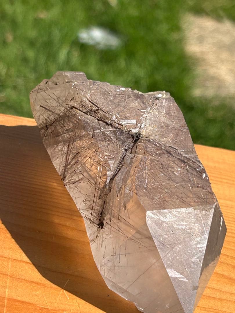 ブラウンルチル原石カテドラルAAAAAレインボー入 希少価値‼️SALE中