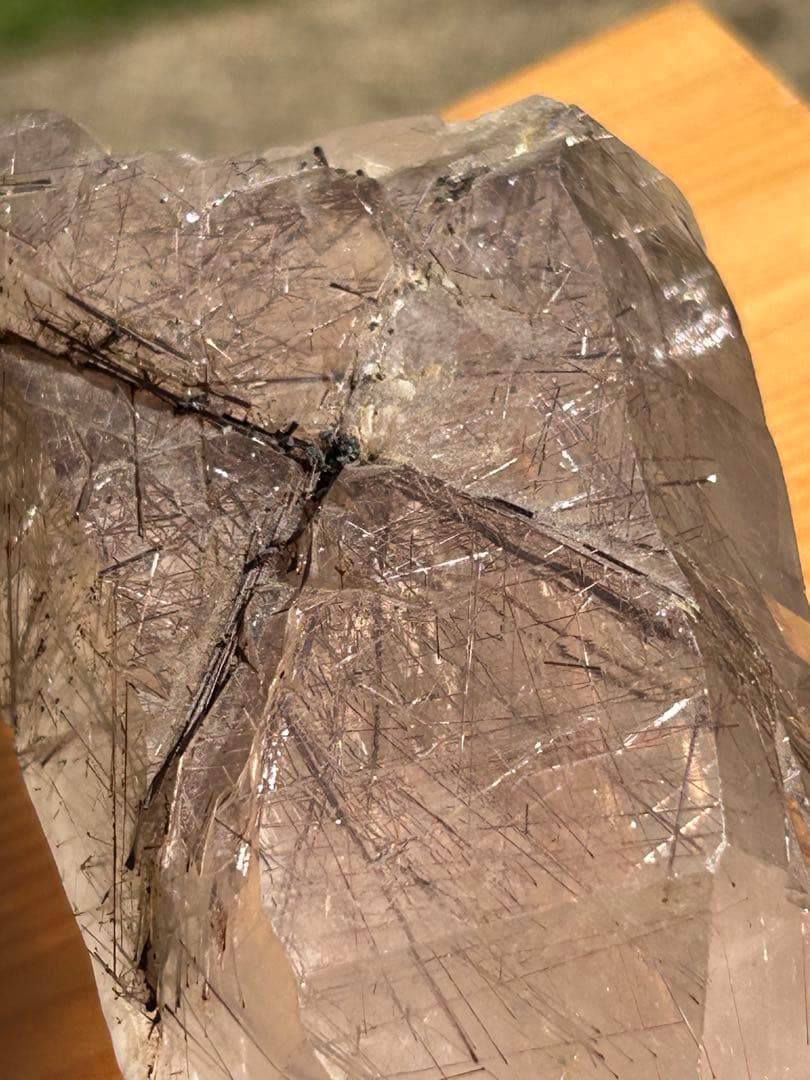 ブラウンルチル原石カテドラルAAAAAレインボー入 希少価値‼️SALE中