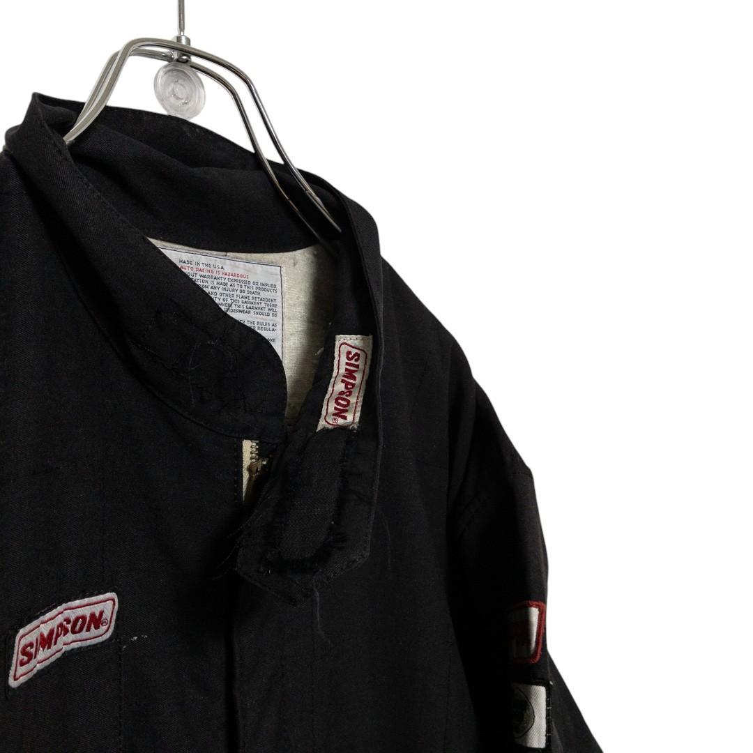 ☆SIMPSON☆ オールインワン ツナギ ロゴ刺繡ジャンプスーツ C-4287