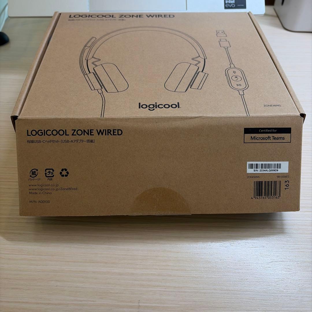 LOGICOOL ZONE WIRED ヘッドセット