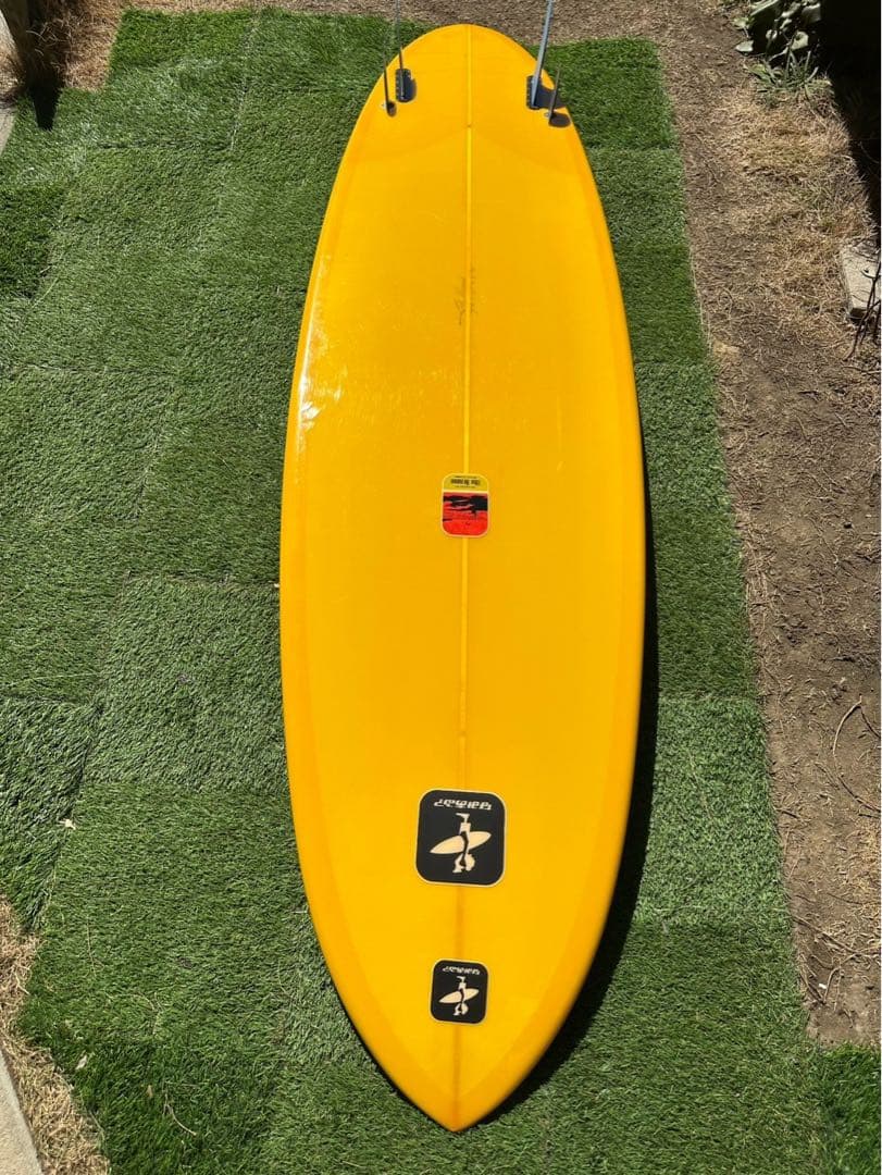 サーフボードミッドレングス　ツインザーSKフィンセット