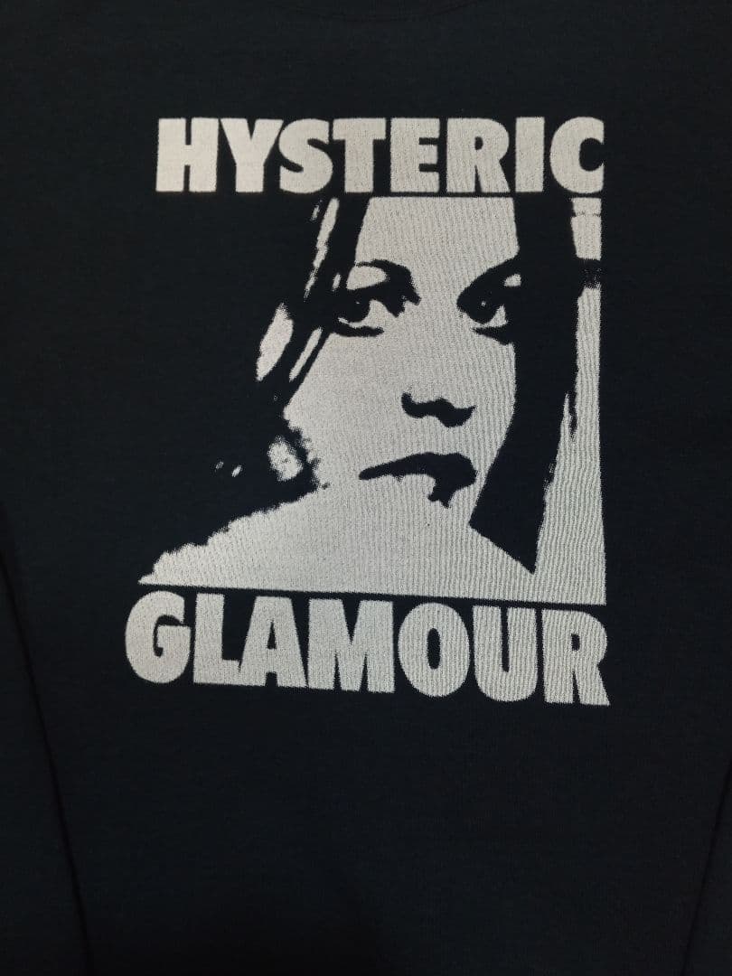 ヒステリックグラマー　スエット　トレーナー　90s　ビンテージ　ブラック　y2k