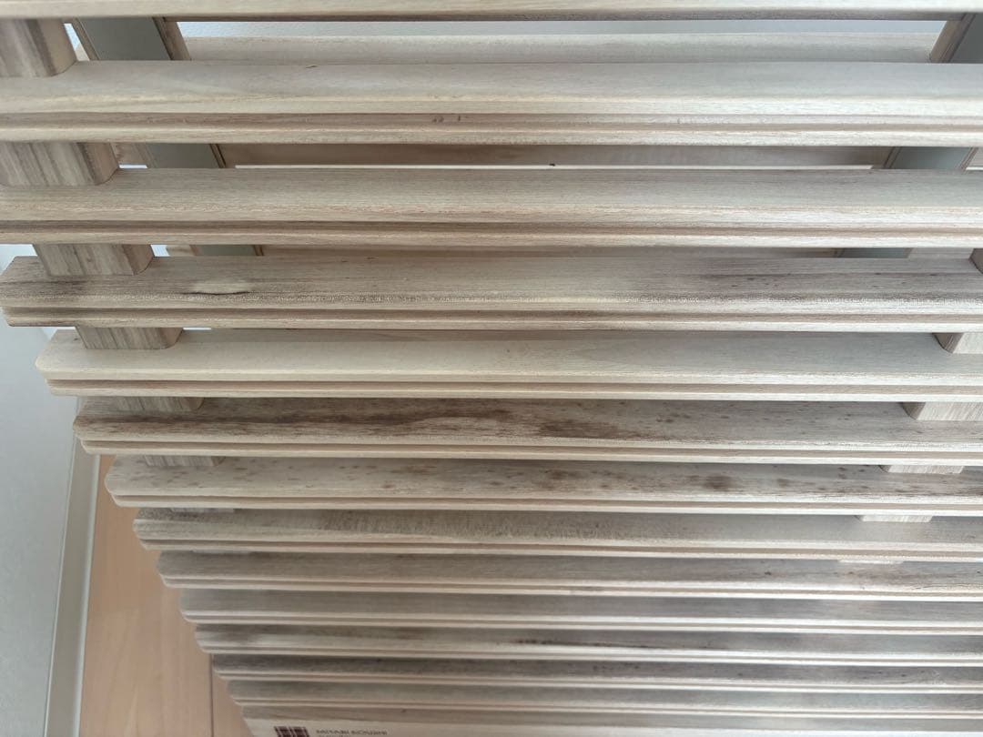 MIYABI KOUSHI みやび格子 二つ折りすのこベッド シングル