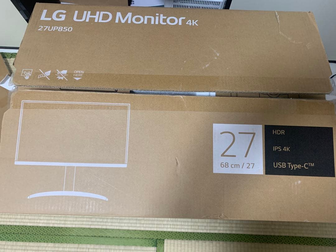 LG 27インチ 4K モニター　27UP850W-N