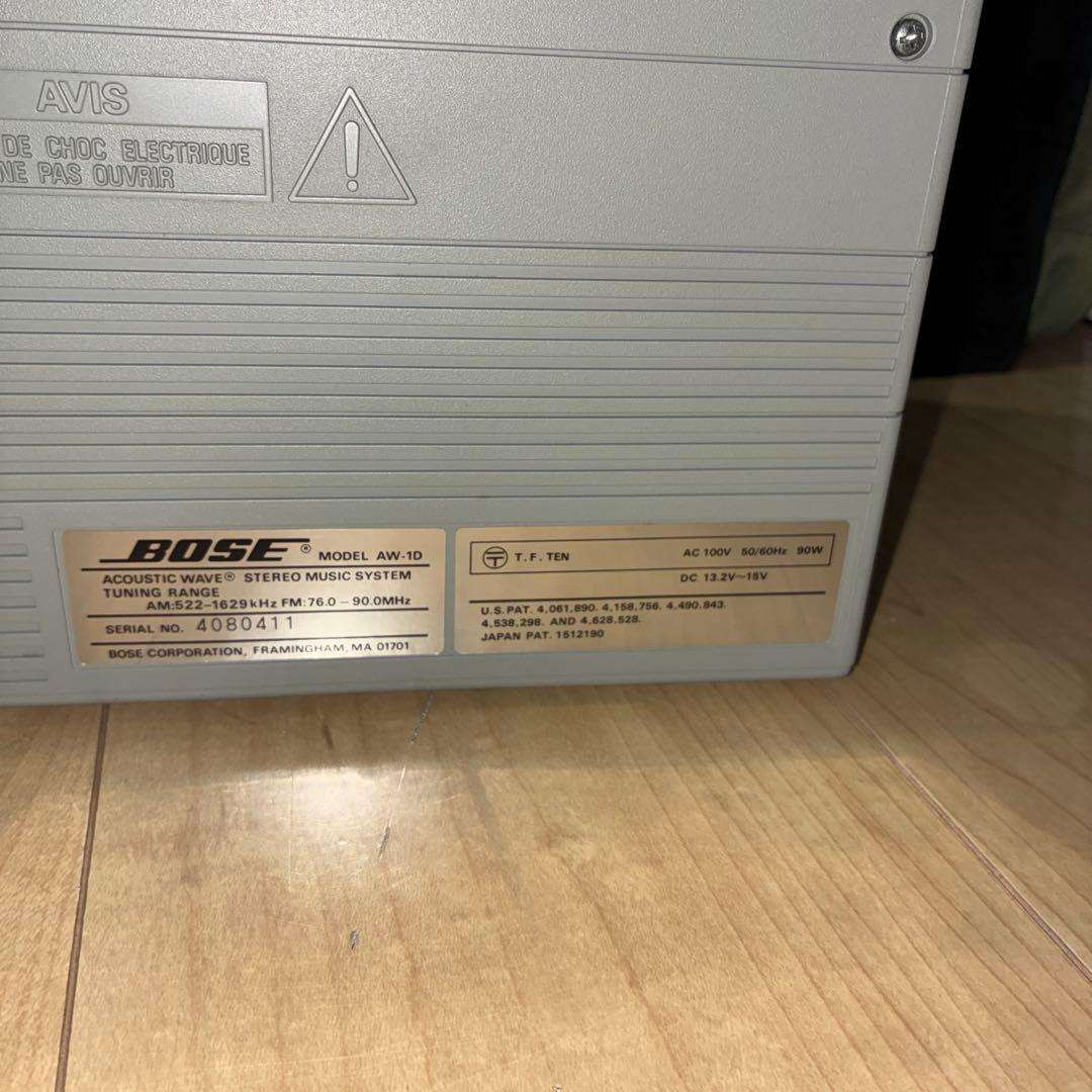 美品動作品BOSE AWM Acoustic Wave Music System
