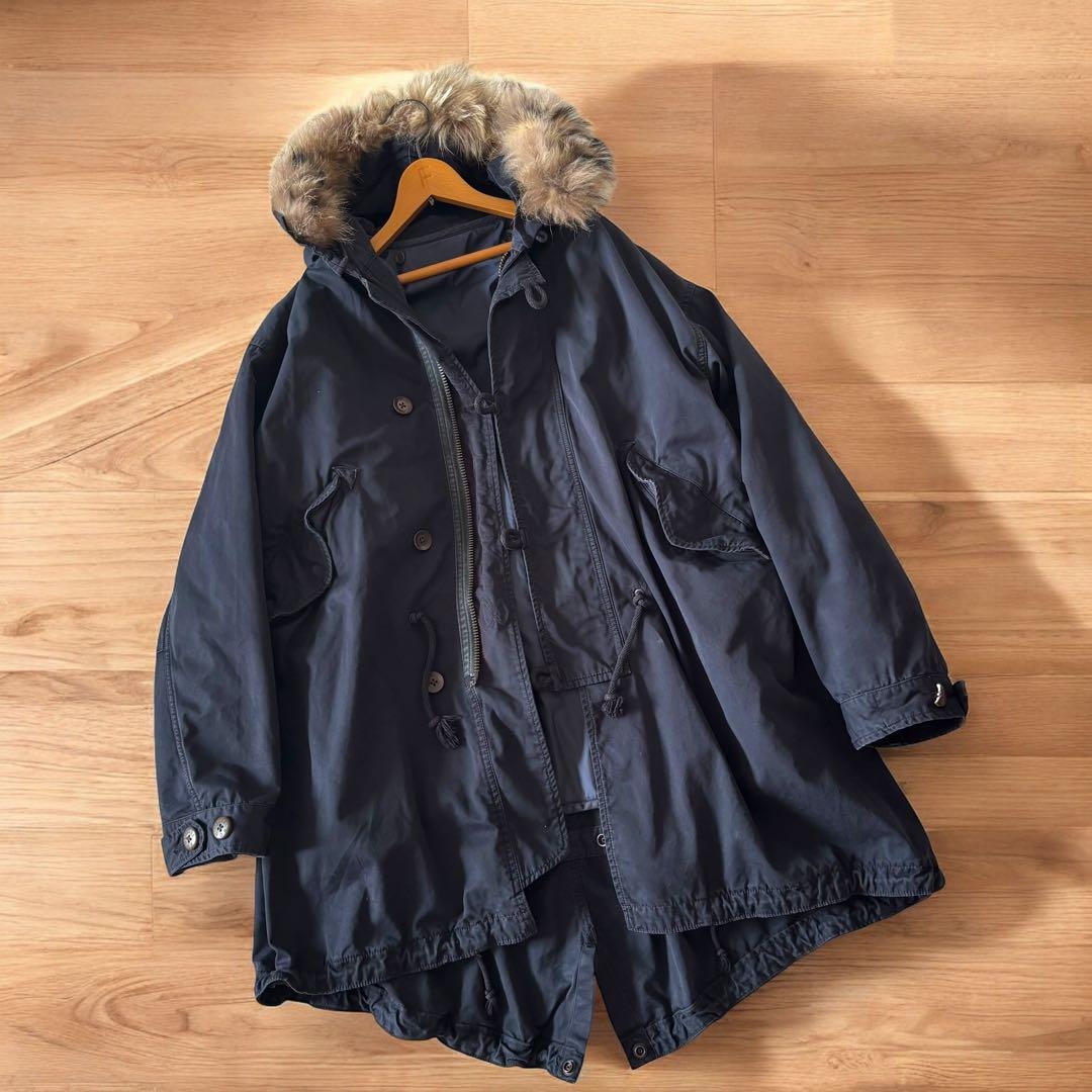 45rpm Umii908 M-65 モッズコート L相当 インディゴネイビー