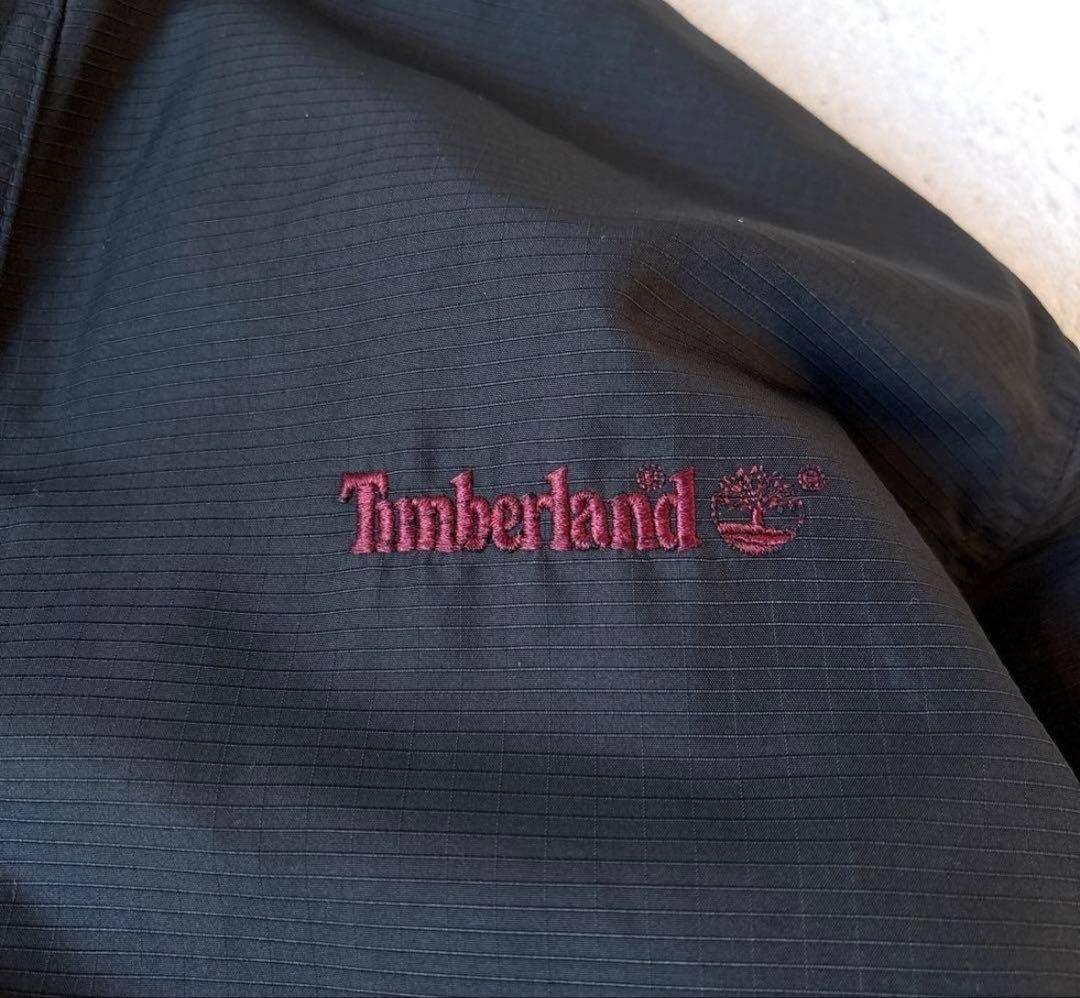 Timberland ブラック ナイロンジャケット　90s 短丈