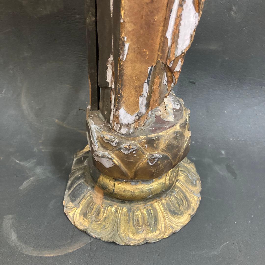 阿弥陀如来　室町時代　木製　木彫