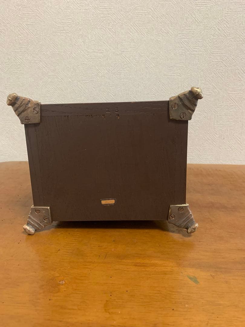 アンティーク WUBA Warmink 置時計 オランダ製 ムーンフェイズ