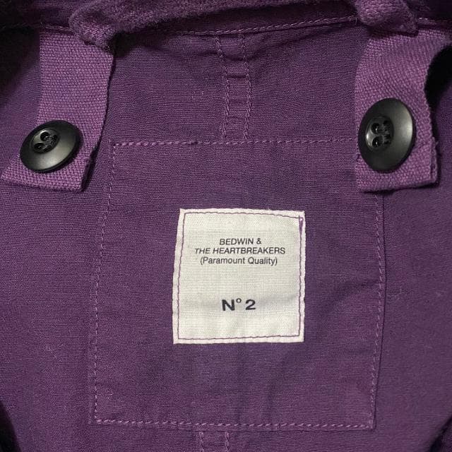 野村訓市さん着用 20AW BEDWIN M-65 モッズコート 2 パープル