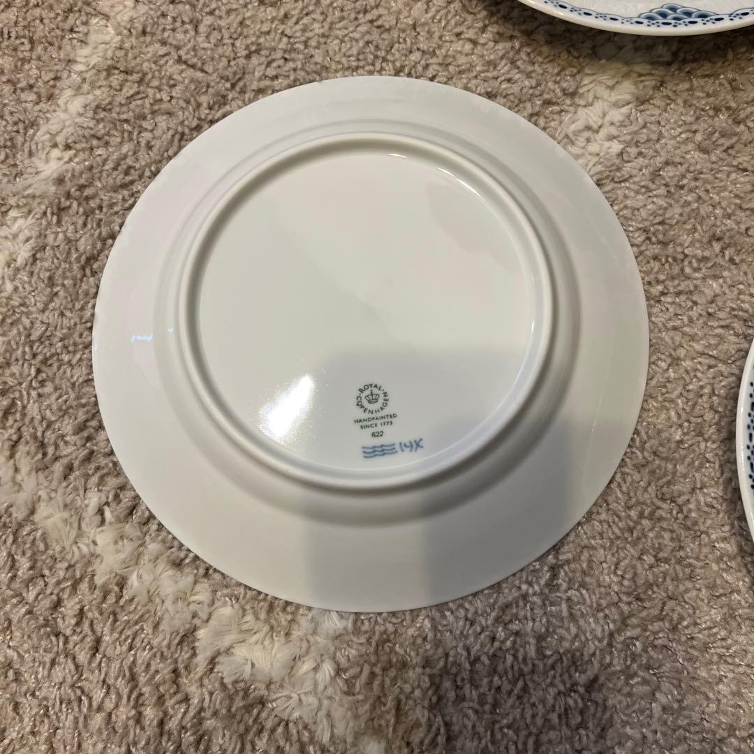 ロイヤルコペハーゲン　プリンセス プレート 22cm ４枚　新品