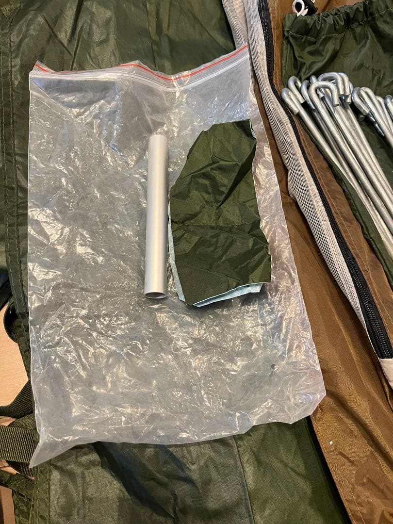 DOD カマボコテント3M（カーキ）中古