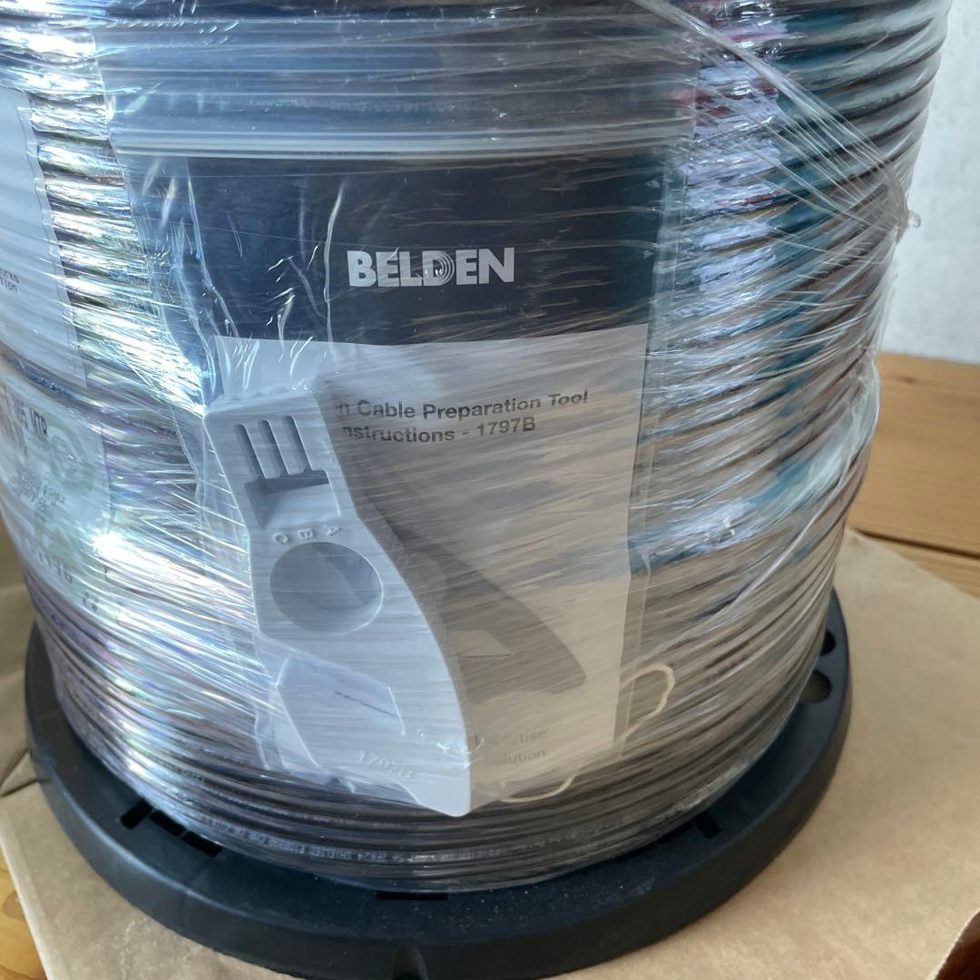 BELDEN 7933A 010 黒 1000フィート ケーブル　2個