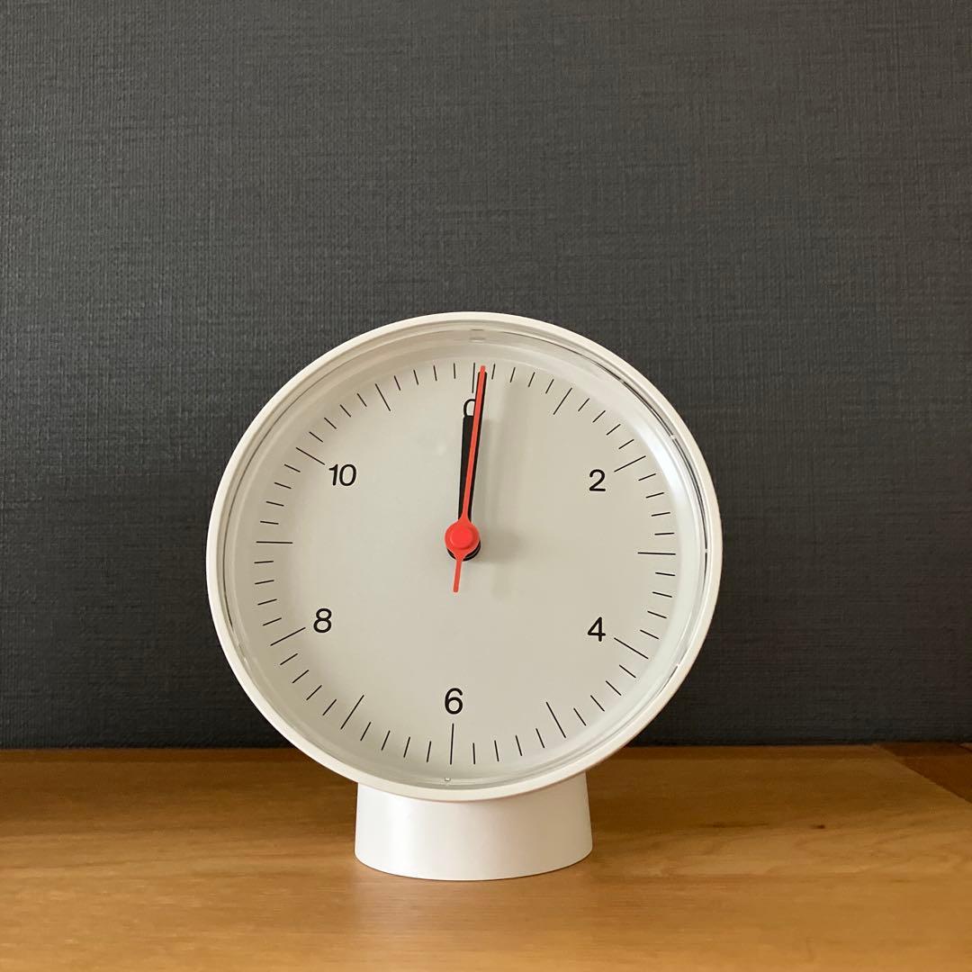 ☆ふくろう☆HAY TABLE CLOCK ホワイト　置き時計、壁掛け時計