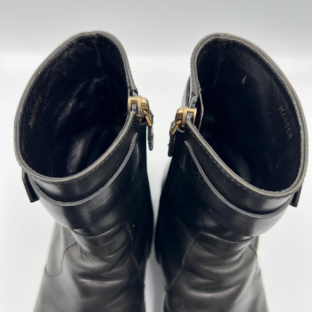 【綺麗】ルイヴィトン ショートブーツ モノグラムフラワー 23.5cm LVロゴ