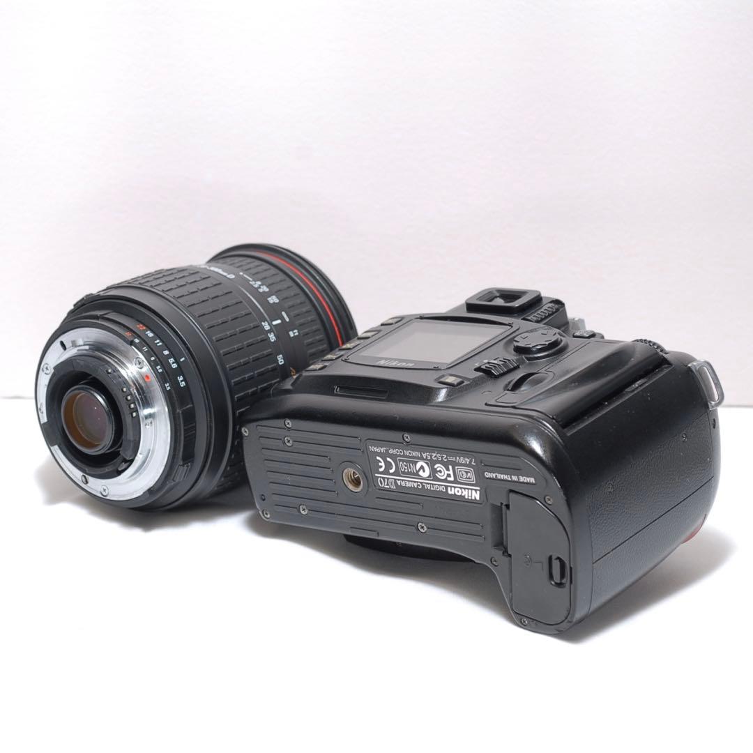 一本で近くから遠くまで✨ニコン D70✨一眼レフカメラ✨入門モデル✨万能レンズ