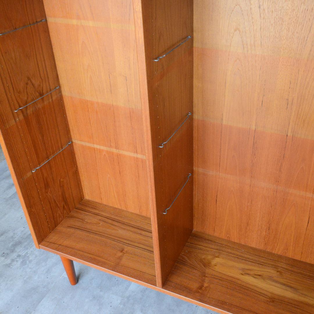 デンマーク 北欧ヴィンテージ チーク ブックシェルフ 北欧家具 ディスプレイ