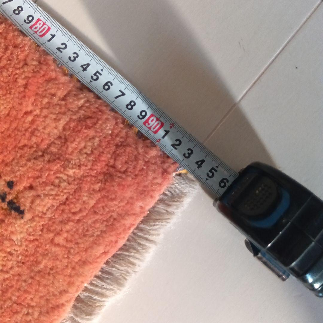 ギャベ　ストライプデザインラグ 　　　マット