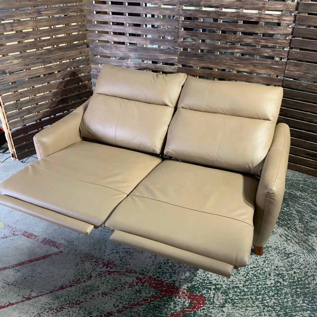 J838R YAMADA 電動リクライニングソファ モカブラウン