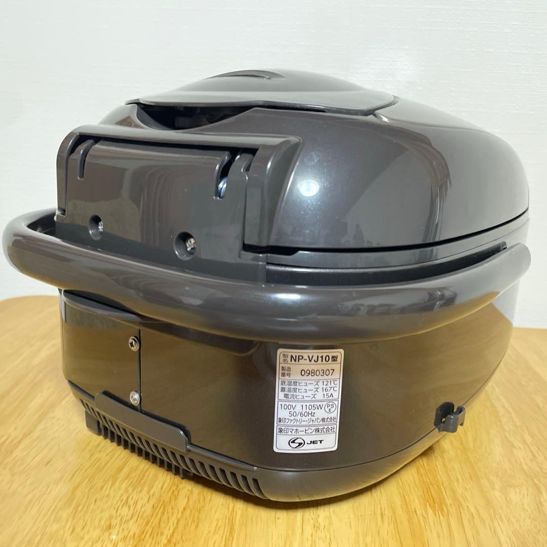 象印 NP-VJ10 炊飯器 黒 取扱説明書付き