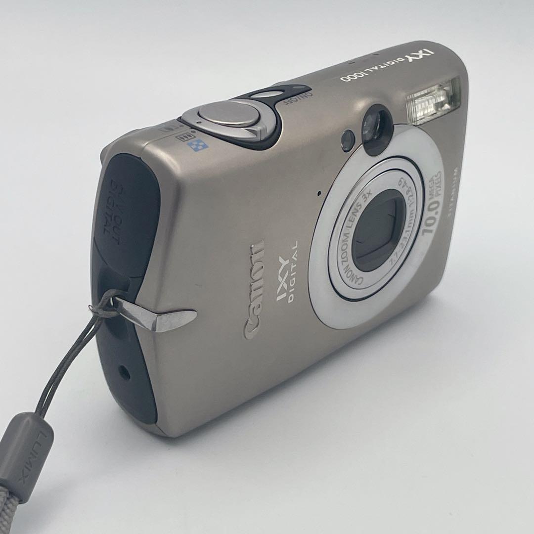 【概ね美品】Canon IXY DIGITAL 1000 チタンボディ イクシー