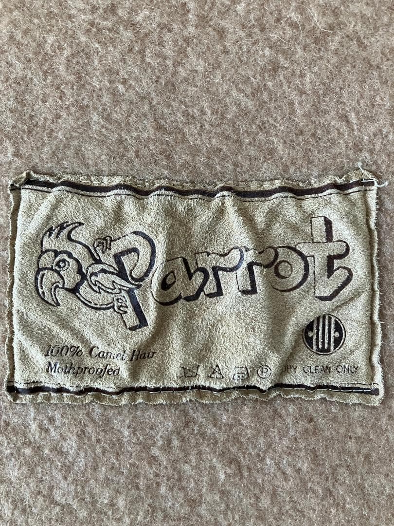 大判 キャメル100%毛布 190X240cm