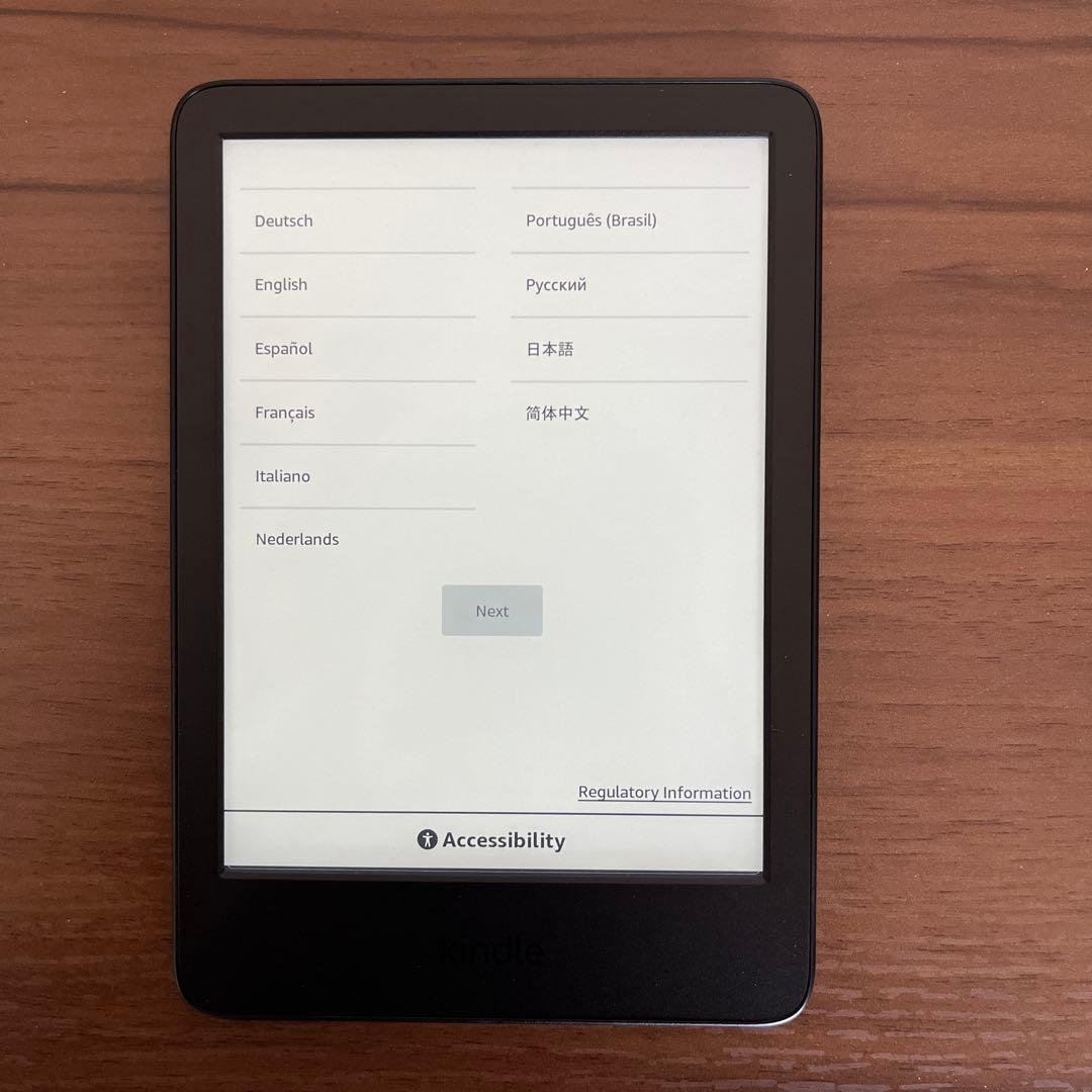 New Kindle 第11世代（ 2024年発売）純正ケース 保護フィルム付き