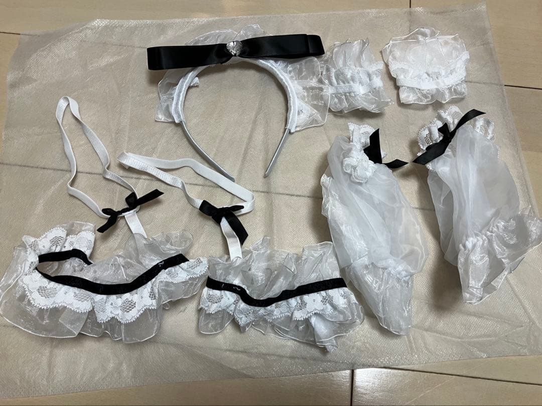 n*n様 フリルチェックアラモードビキニ　ネイビー　マリームーン　MZ-25-1