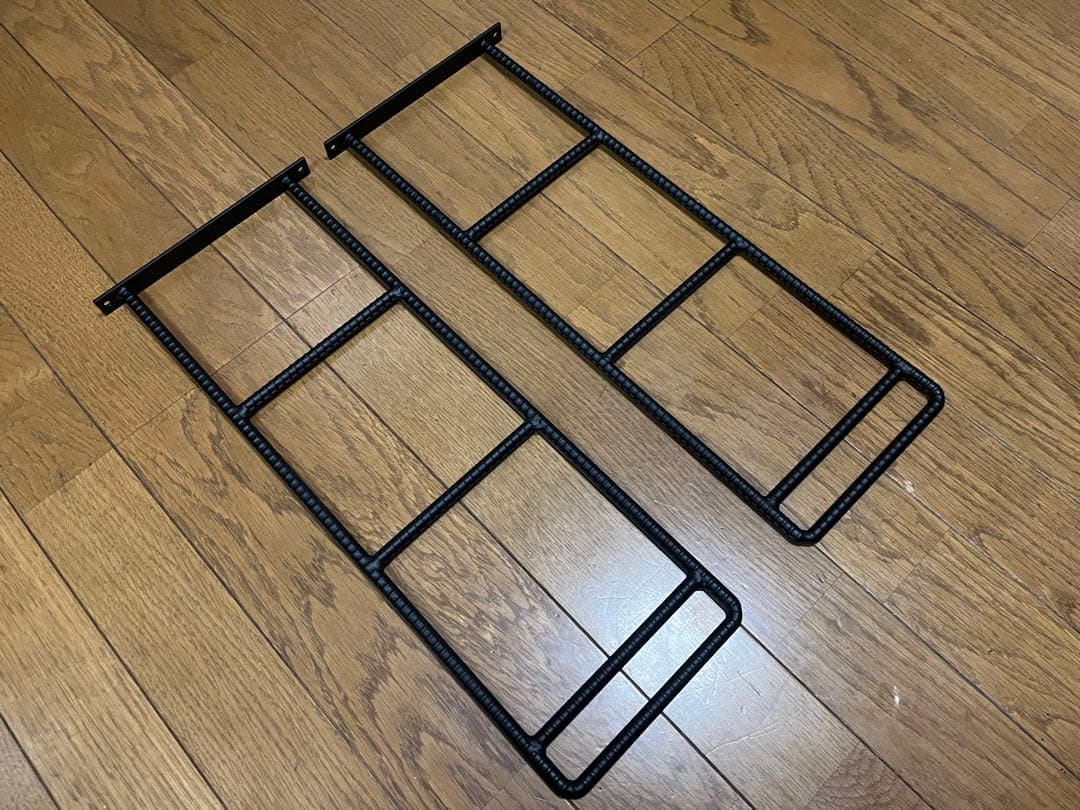 アイアン 天井吊り棚　アイアンシェルフ　高さ50cm ブラケット　フレーム