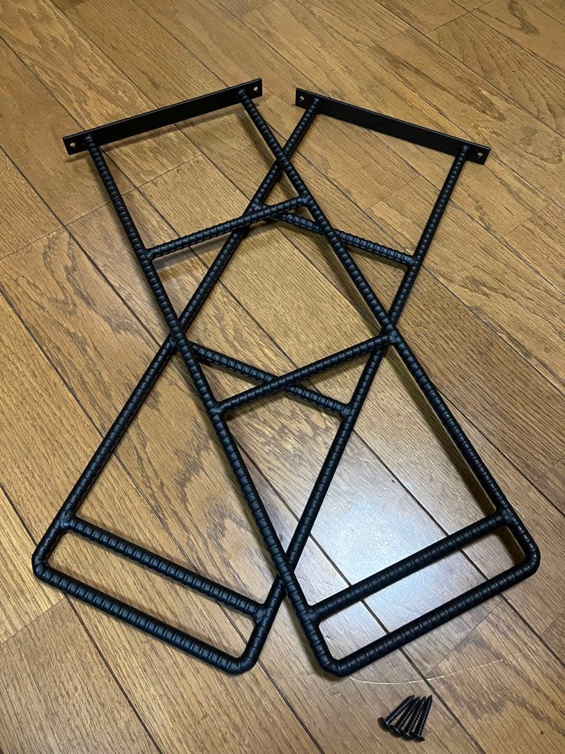 アイアン 天井吊り棚　アイアンシェルフ　高さ50cm ブラケット　フレーム