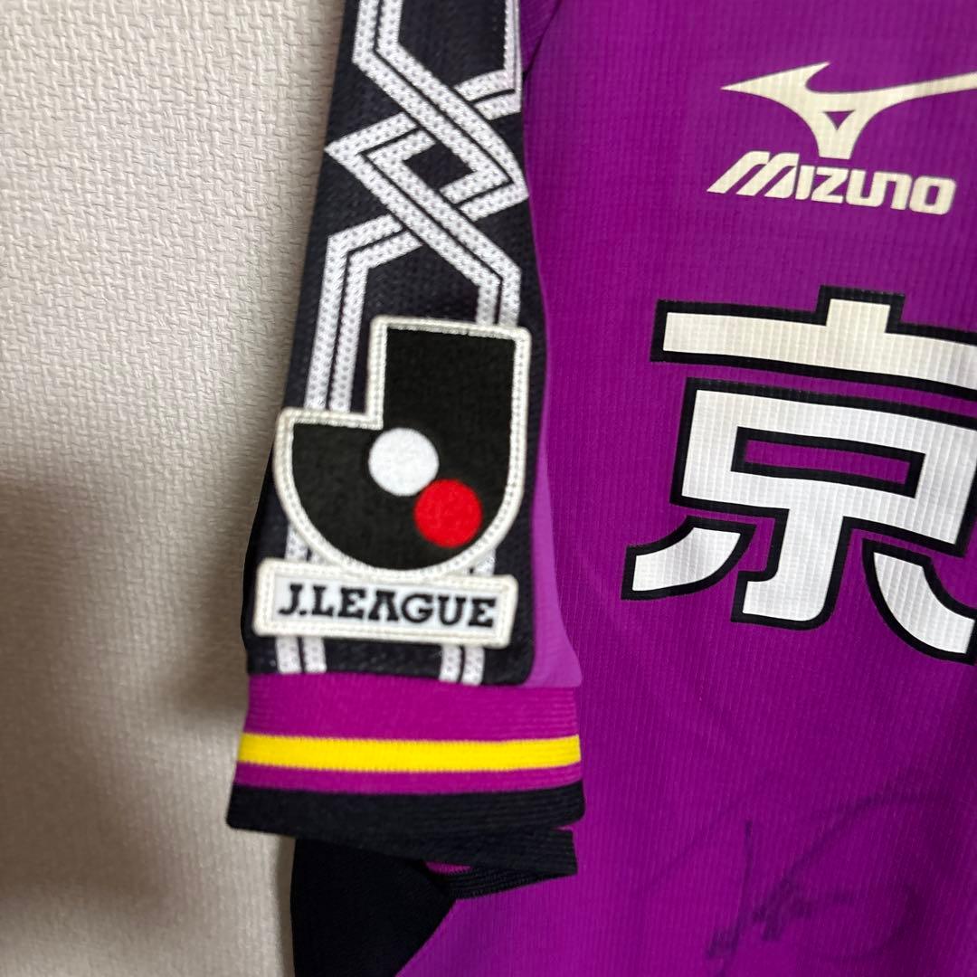 京都パープルサンガ　京都サンガ　サイン込み　　　03-04 Mサイズユニフォーム