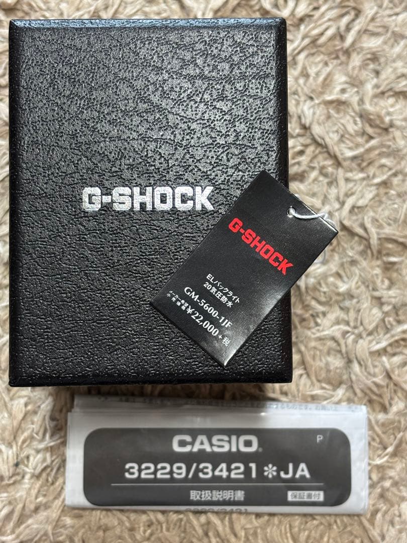 CASIO G-SHOCK GM-5600-1JF 腕時計 メンズ