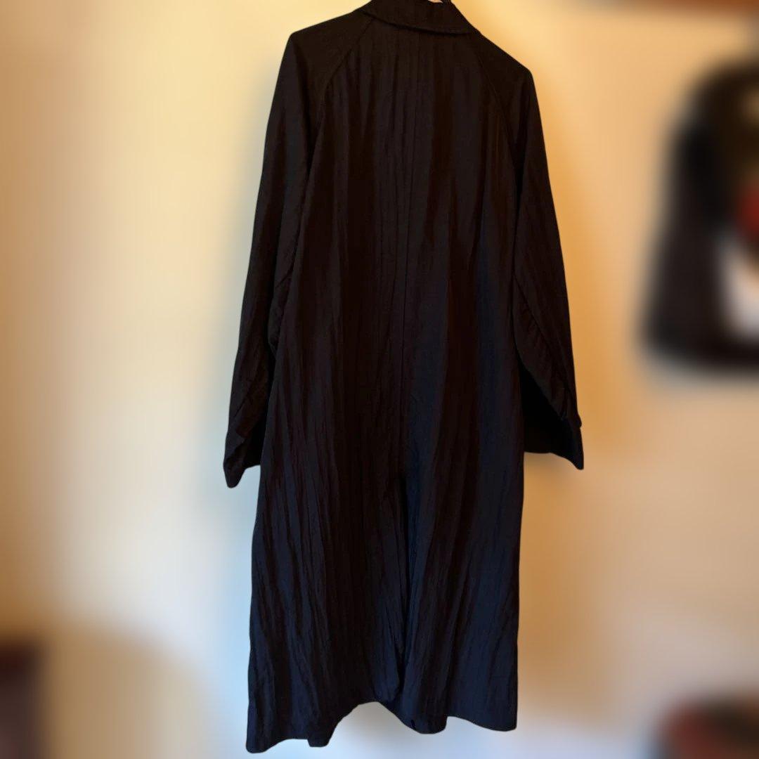 ワイズナイロンワッシャーステンカラーロングコート。ブランドワイズfor men。