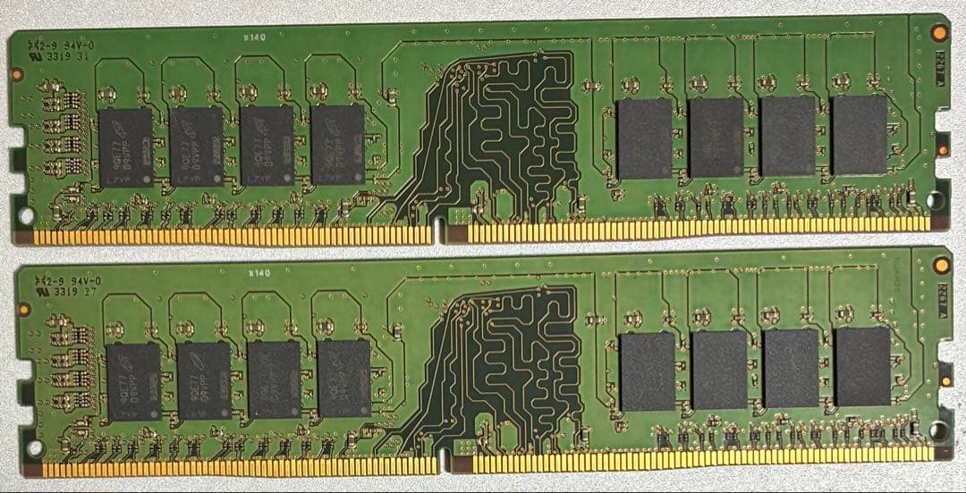 【中古】DDR4-2666 32GB(16GB×2枚) Micron