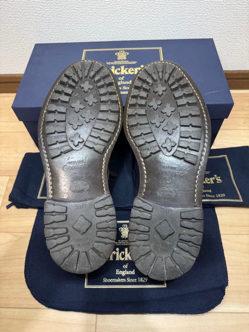 定価11万円トリッカーズバートンマロンUK8フィッティング5