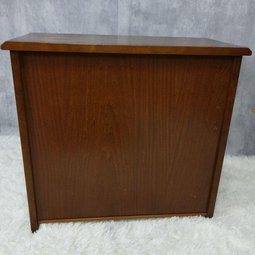 【美品】昭和レトロ カリモク コロニアル 木製ラック スリッパラック 古家具