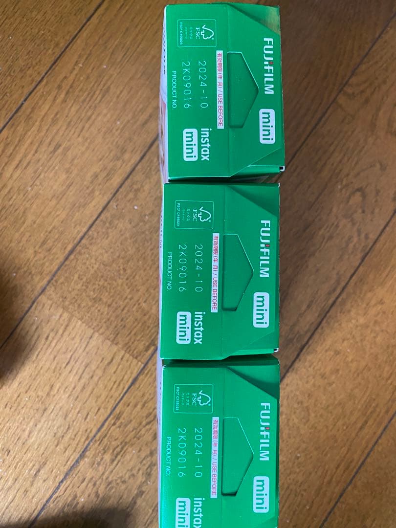 チェキ インスタントフィルム カラー instax mini 60枚分