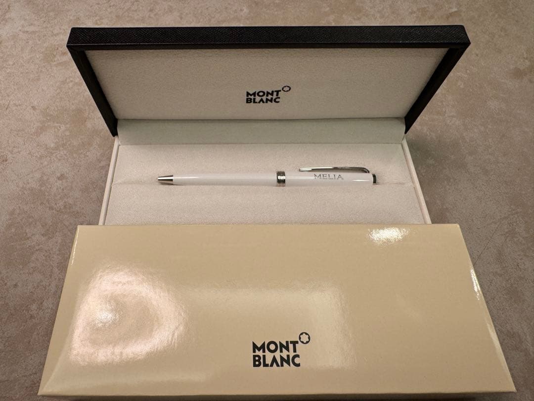 MONT BLANC MELIA ホワイトボールペン