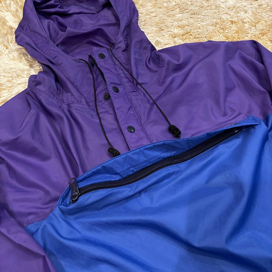 【80s】patagoniaフェザーウェイトシェルプルオーバーアノラックパーカー