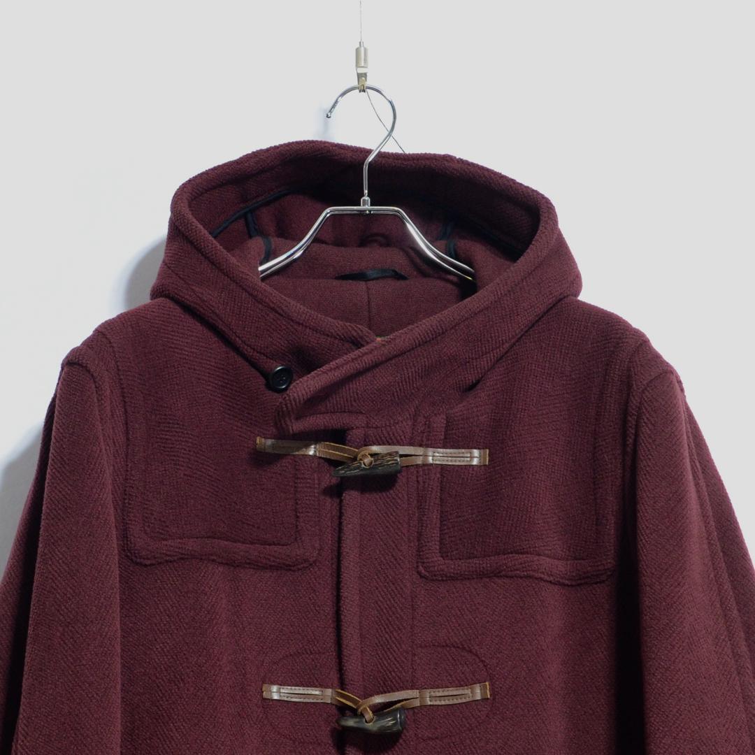超極上品 旧タグ グレンフェル ダッフルコート ムーアブルック ワイン サイズM