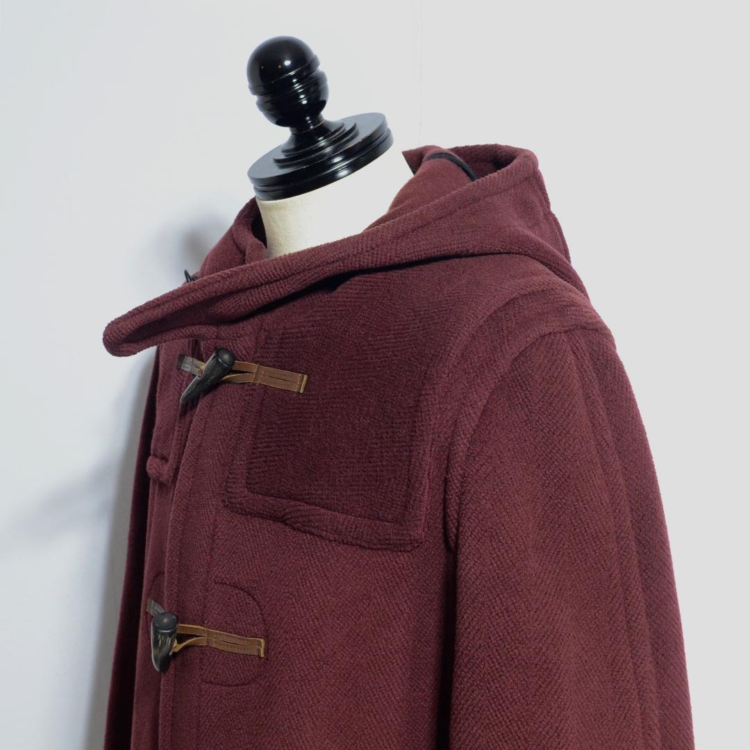超極上品 旧タグ グレンフェル ダッフルコート ムーアブルック ワイン サイズM