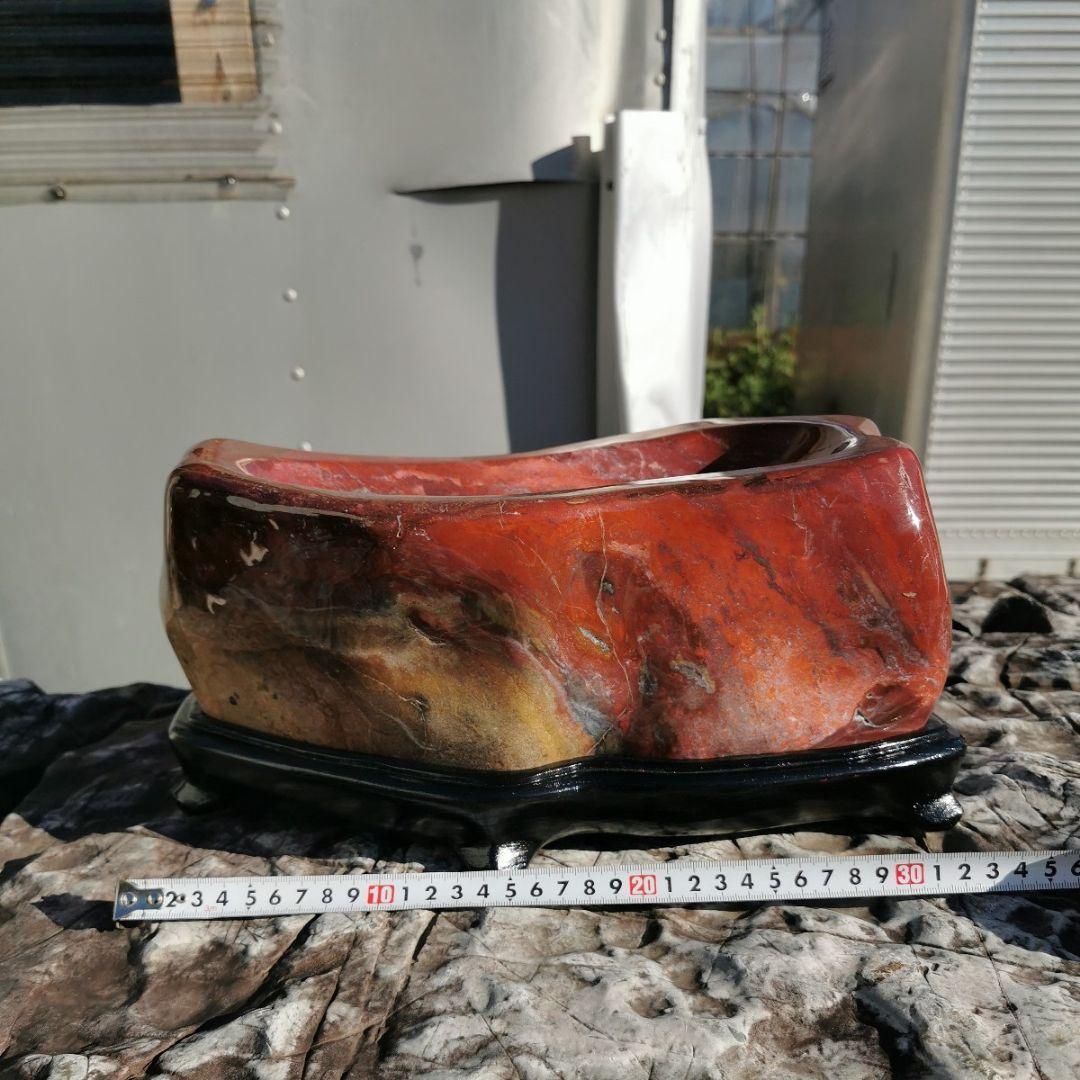 金華のジャスパー　12.8キロ　錦紅石　鑑賞石　石　盆石　水石　置物　オブジェ