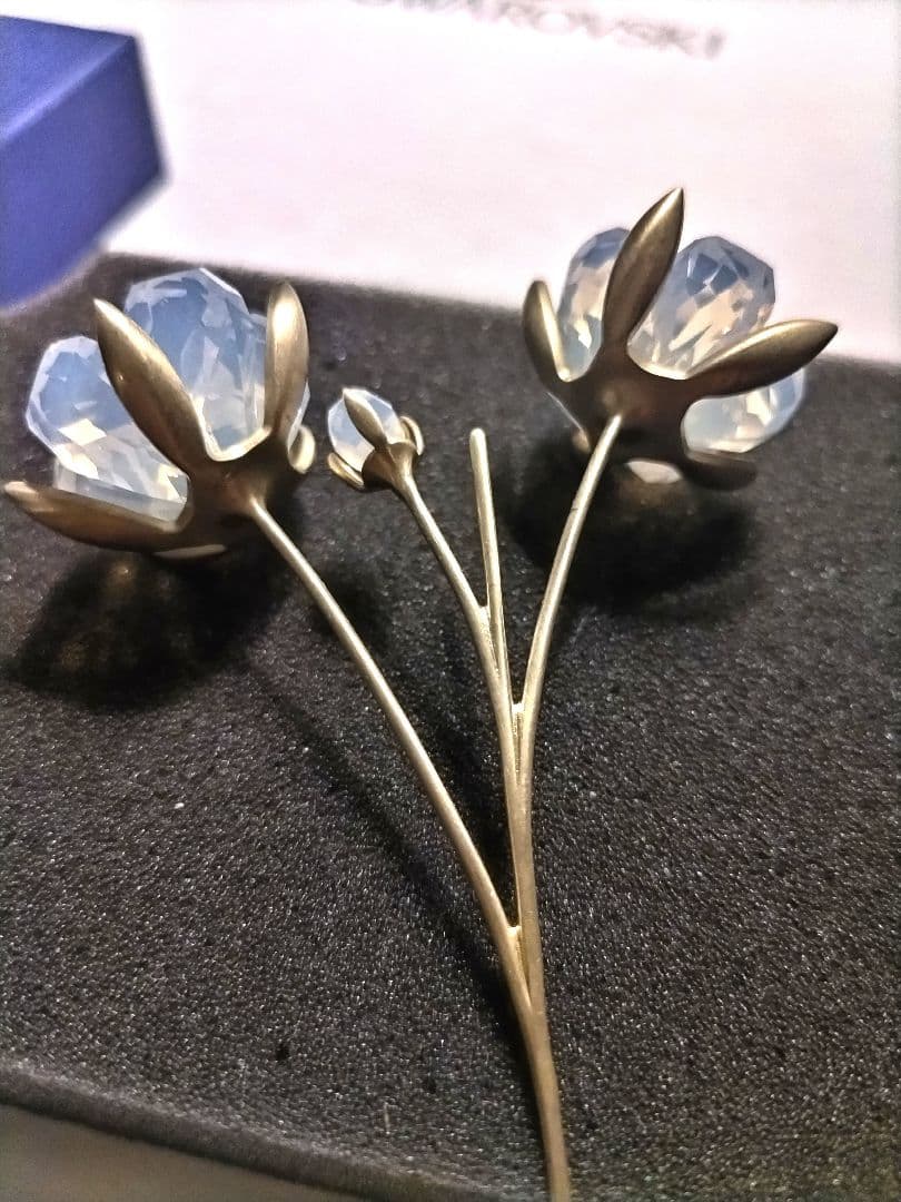 スワロフスキー　コットンフラワー　ガーデンテイルズ　箱付き