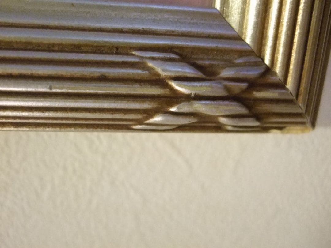 アンティークレース　額装　ベルギー