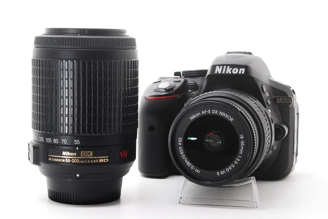 初心者◎ Nikon D5300 ダブルズーム VR2本付 美品