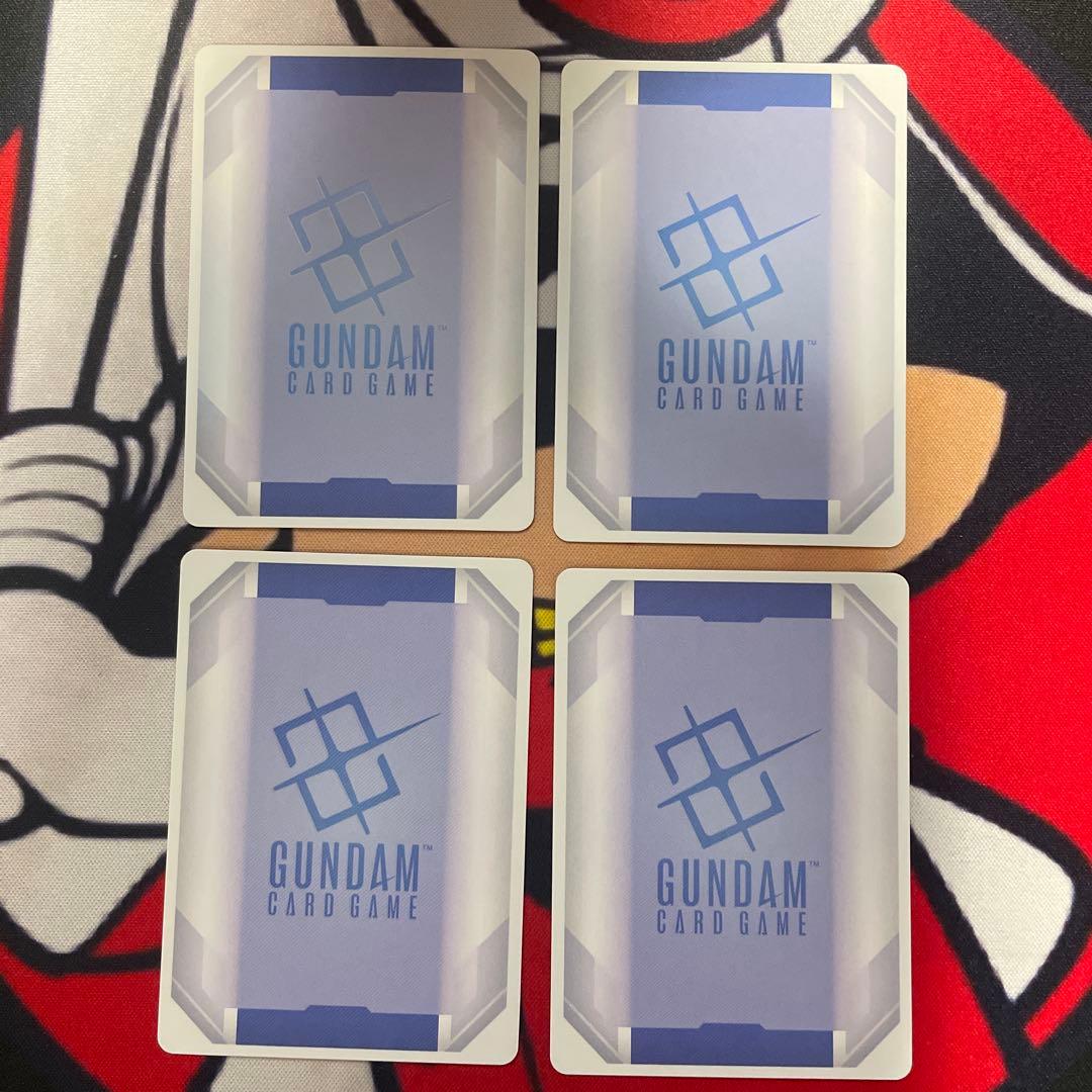 ガンダムカードゲーム　ガンダムエクシア　パラレル　LR+ 4枚